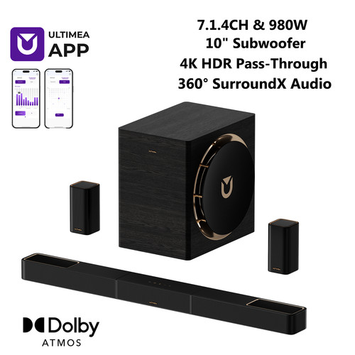 Dolby atmos soundbar mit - dolby,
