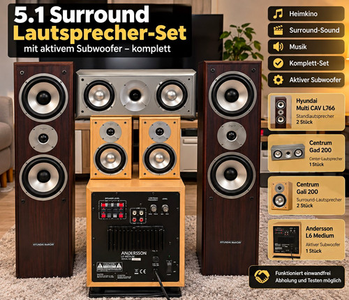 Surround lautsprecher set - surround,